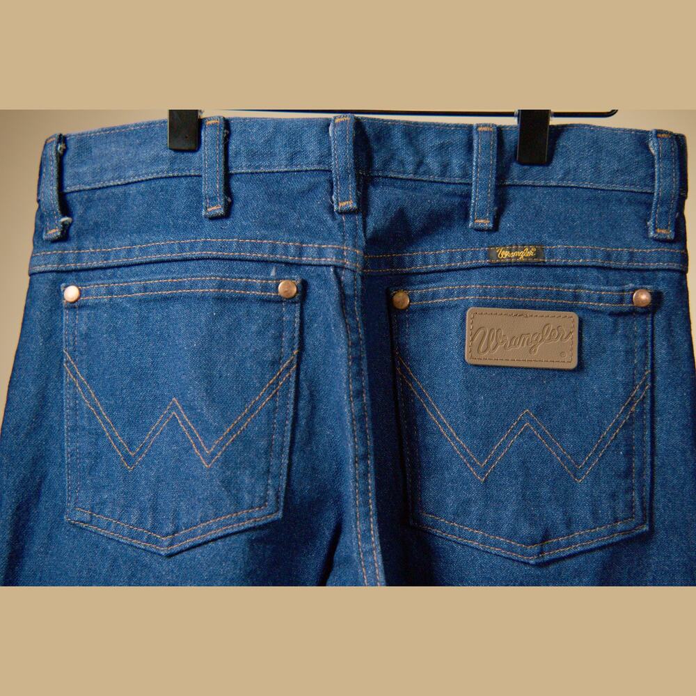 Wrangler Men’s Straight Leg Jeans 29x30 Medium Blue Wash 100% Cotton Western